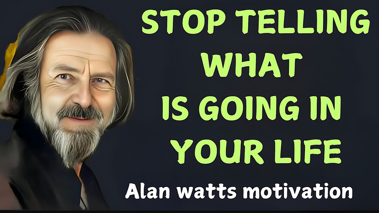 "Stop Oversharing:Why Living in the Moment is Key to Inner Peace" ALAN WATTS BEST MOTIVATION SPEECH