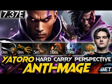 Crazy Play Yatoro - Anti Mage The Hard Carry- Dota 2 Pro Full Gameplay Patch 7.37E #yatoro #antimage