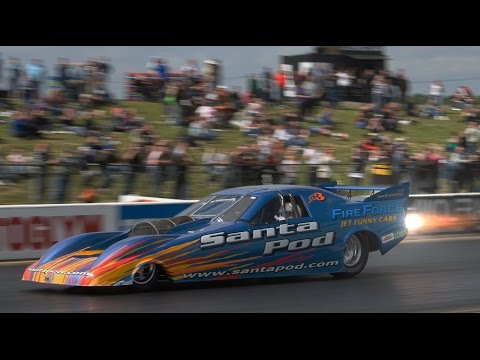 Santa Pod May 2016 FireForce 3 Jet Car