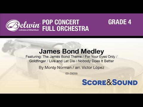 James Bond Medley, arr. Victor López - Score & Sound