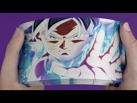 Goku Mastered Ultra Instinct vs Full Power Jiren | Dragon Ball Super Flipbook