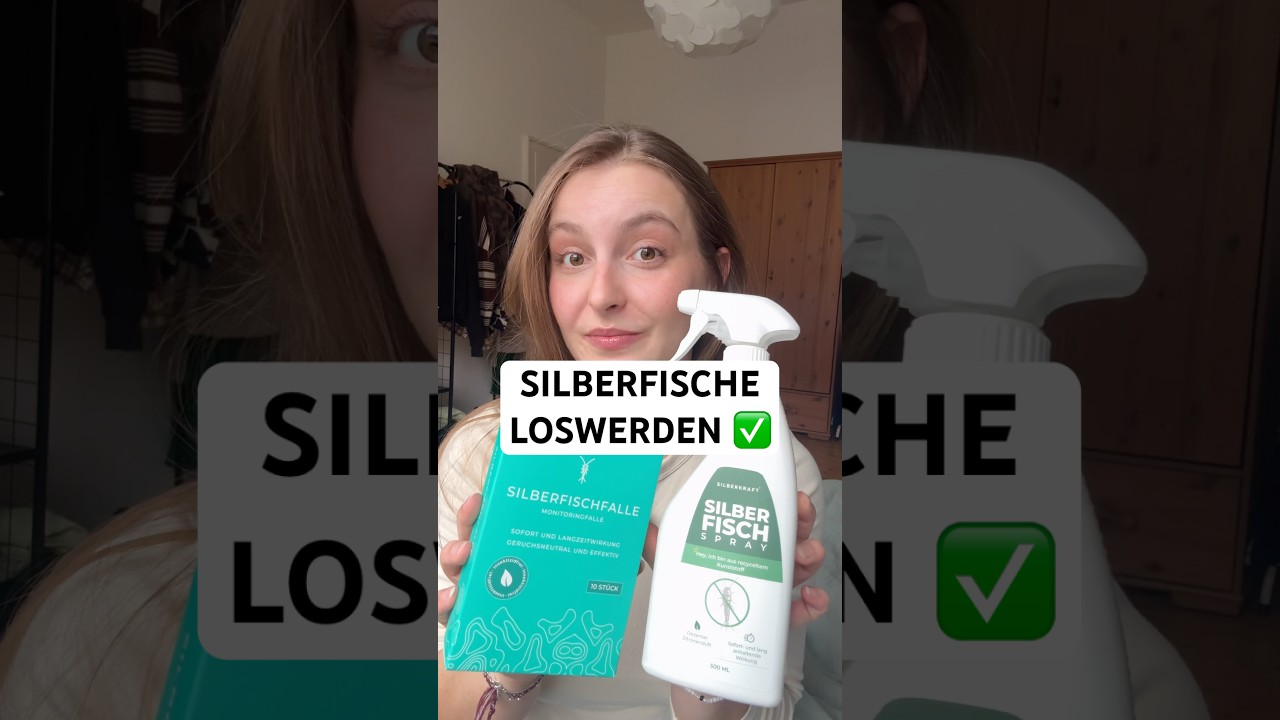 Silberfische in Küche und Bad? Mit diesen Produkten wirst du sie los!