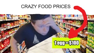 Crazy food prices 💵🥚😱