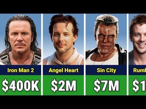 💰 Mickey Rourke Paycheck For Every Movie He Ever Made