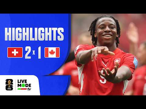 Suíça 2-1 Canadá (WC 2026)