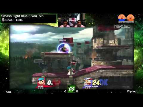 SFC6 SSB4 | Loser's SemiFinals | DJ Fliphop (Diddy Kong) vs Asa (Ness)