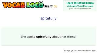 Video thumbnail for spitefully