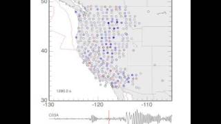 Earthquake Ground Motion Animation 01-13-2007 East of Kuril