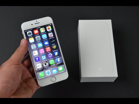 Apple iPhone 6 White Silver 64gb Unboxing