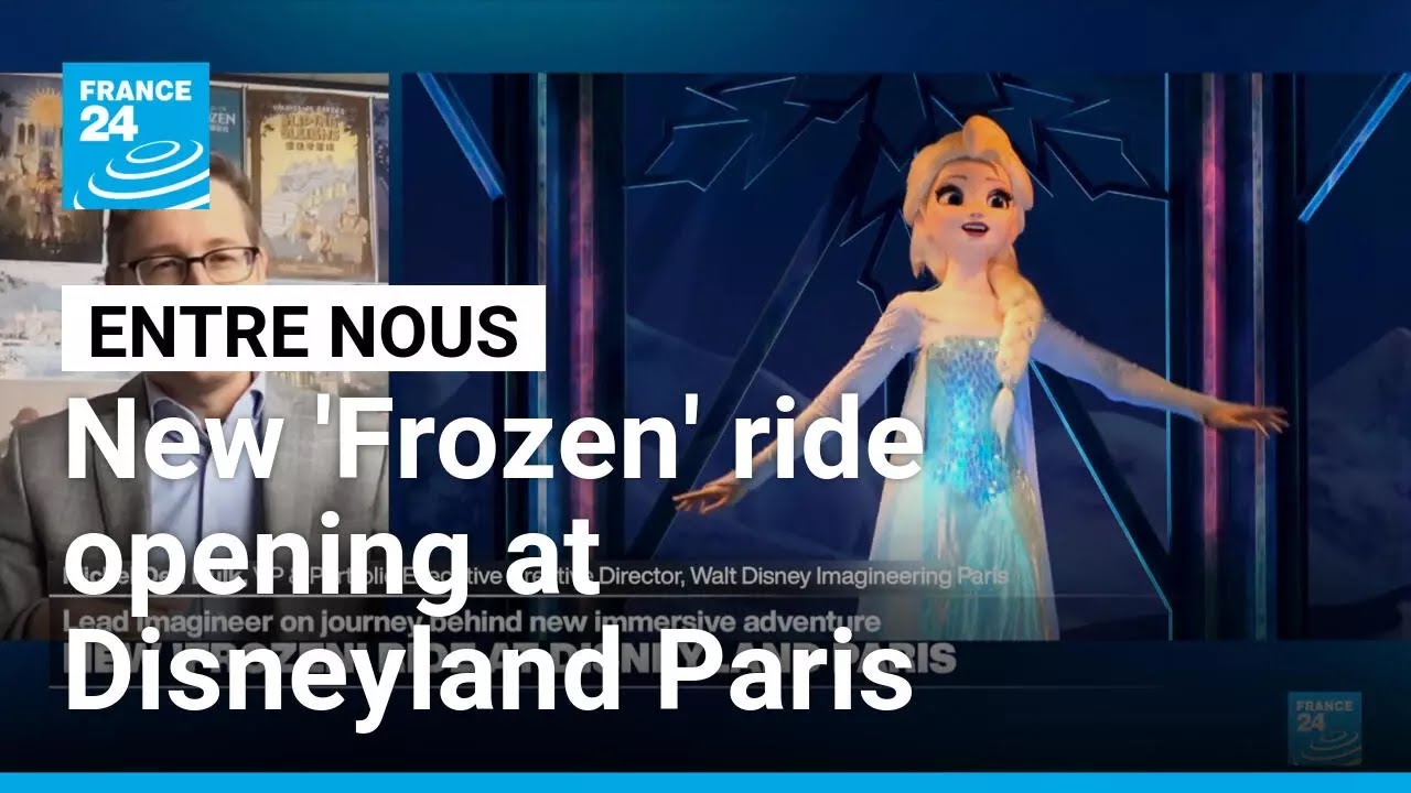 Lead Imagineer on the new 'Frozen' ride at Disneyland Paris • FRANCE 24 English