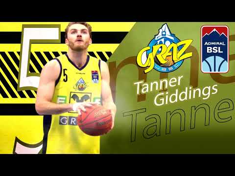 Tanner Giddings Mid Season Highlights 2021/22|| Austria BSL || UBSC Graz