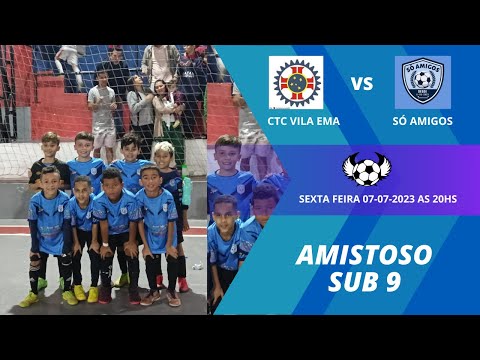 Hoje tem Amistoso Ctc Vila Ema x Só Amigos / Sub 9