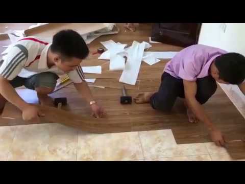 Hướng dẫn thi công sàn nhựa tự dính