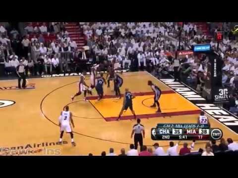 LeBron James Full Highlights 2014 Playoffs R1G2 vs Bobcats   32 Pts, 8 Assists