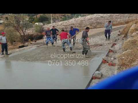 Beton amprentat și elicopterizat 0761 350 488, Valea Seacă,Prahova.Ciment decorativ, beton ieftin