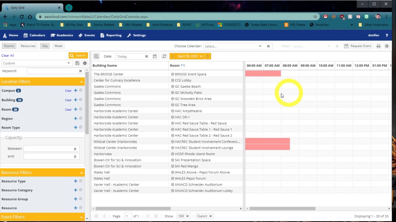 Astra Schedule Tutorial - Scheduling Grid Filters