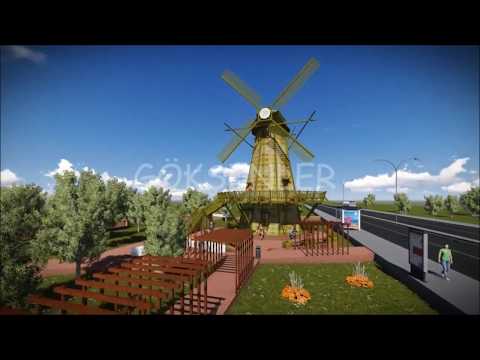 Ahşap Yel Değirmeni Projesi