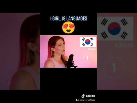 1 Girl, 18 LANGUAGES | Amazing Talent