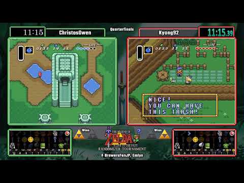 ChristosOwen vs Kyong92. Top [8] Game [3] ALTTPR Tournament Spring 2018