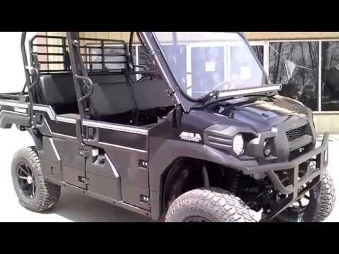 2015 Kawasaki Mule Pro FXT, 4" lift 30" truck tires and some goodies.