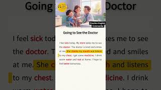 English Listening Practice – Going To See The Doctor | Short English Story with Subtitles