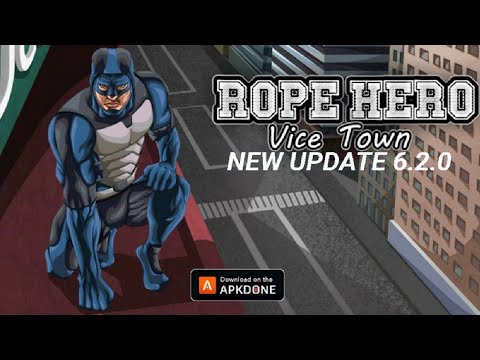 Rope Hero Vice Town new update 6.2.0 gameplay