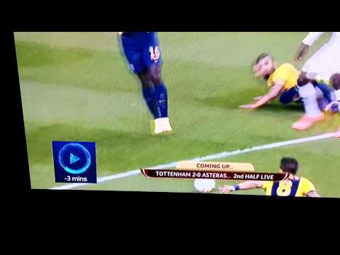 Erik Lamela's rabona. Tottenham vs Asteras