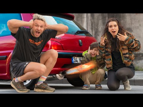 106 GTI'A AİLEMİN TEPKİSİ! SELMA KORKTU, YANKI AĞLADI MI ?