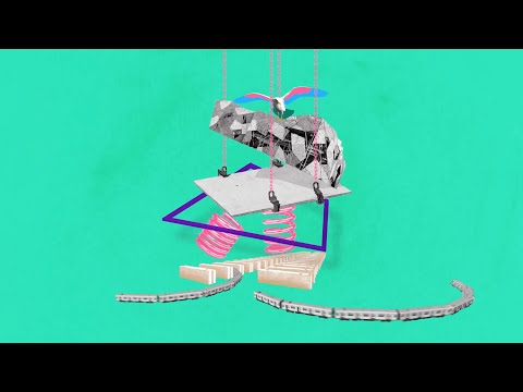 The giant trampoline under Fed Square