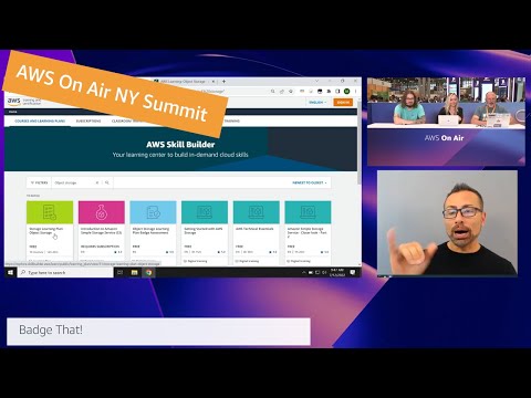 AWS Summit New York 2022: AWS On Air ft. Badge That! | AWS Events