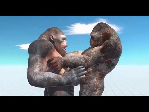 Animal Revolt Battle Simulator Ape vs Ape Godzilla vs Kong ARBS Simulator