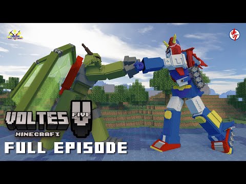 Voltes V Minecraft: Voltes V versus Dokugaga (Full Episode 1) | Minecraft Animation