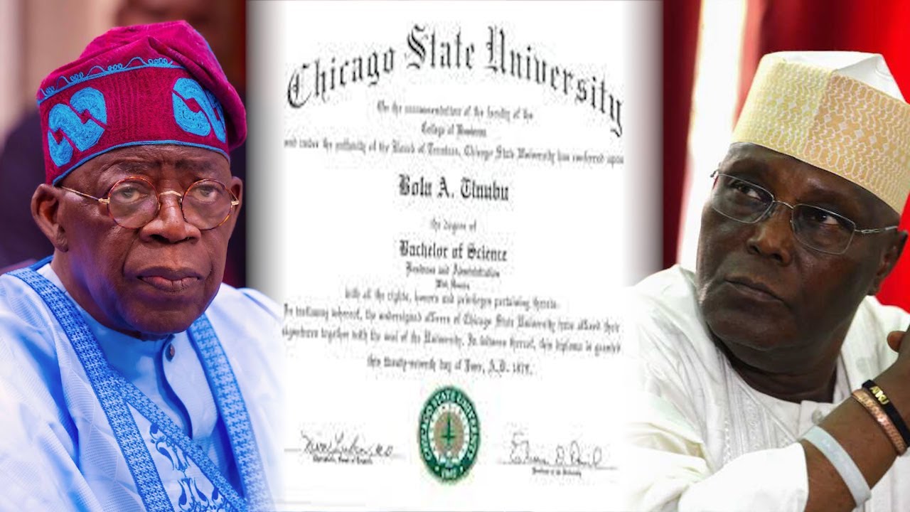PRES. BOLA TINUBU FILES MOTION TO BLOCK ATIKU ABUKAKAR NOT RECEIVE IN CERTIFICATE ON HIS BEHALF