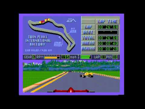 Mario Andretti Racing Megadrive