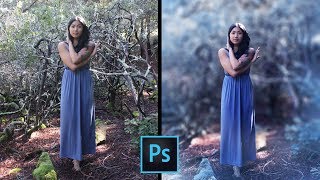 How to Create Winter Fog Effect in Photoshop