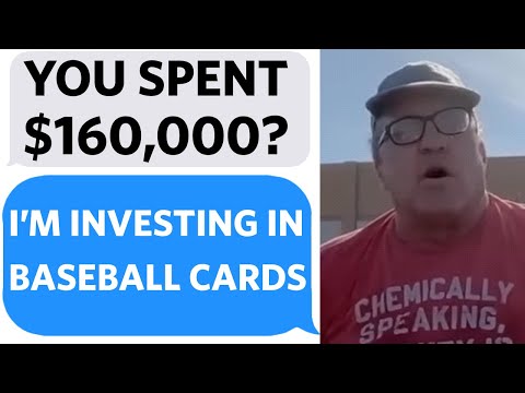 Husband spends over $160,000 on BASEBALL CARDS as an 