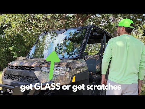 Polaris RANGER Glass Tip-Out Windshield Overview