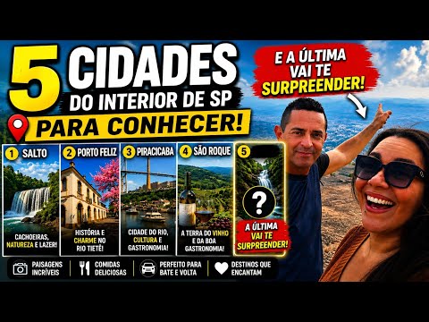 5 lugares imperdíveis para conhecer no interior de São Paulo ❤️