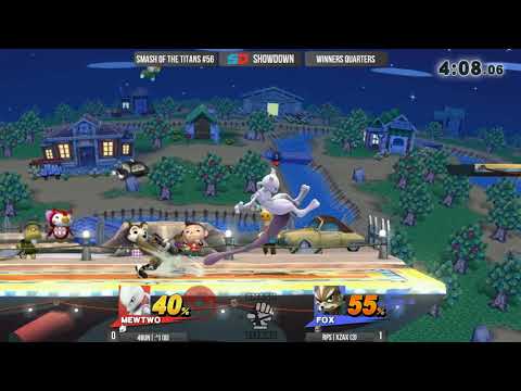 Smash of the Titans #56 - Winner Quarters: 4BUN|:^) (Mewtwo) vs RPS|Xzax (Fox)