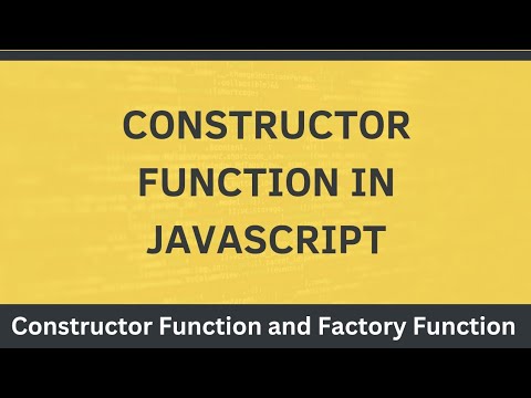 Constructor Function In Javascript Javascript Tutorial In Hindi 7