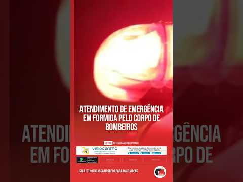 Atendimento de Emergência em Formiga pelo Corpo de Bombeiros #Shorts