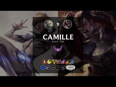 Camille Top vs Darius - EUW Master Patch 12.16