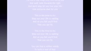 This is The Time Lyric Video- Superchick-God's NOT Dead