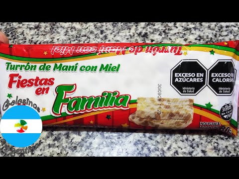 Fiestas en Familia Turrón de Maní con Miel ( Lheritier ) - Turron Blando