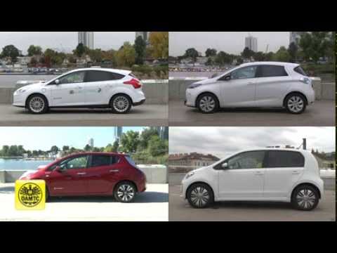 Vier Elektroautos im Test