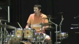 Jeff Jones Left Foot Clave Drum Solo at D-Fest 2008