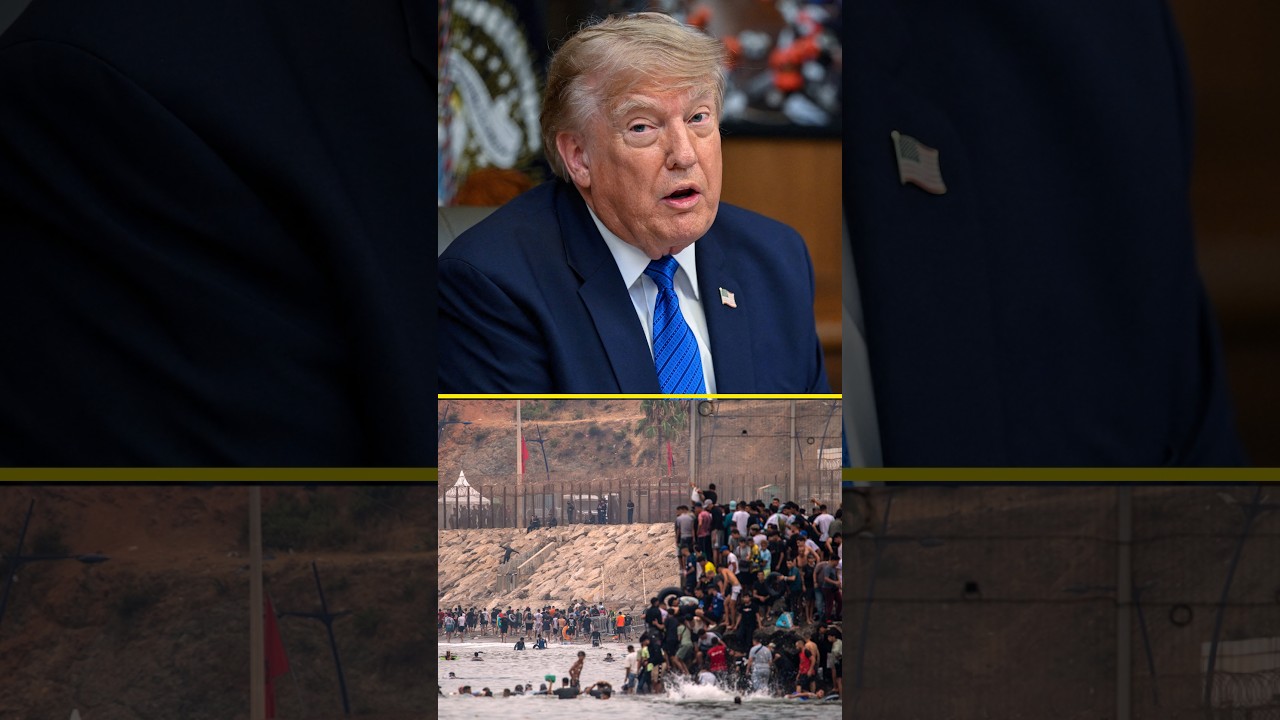 Trump critica a España por la crisis de Ceuta: «Parece la invasión de un país» #shorts
