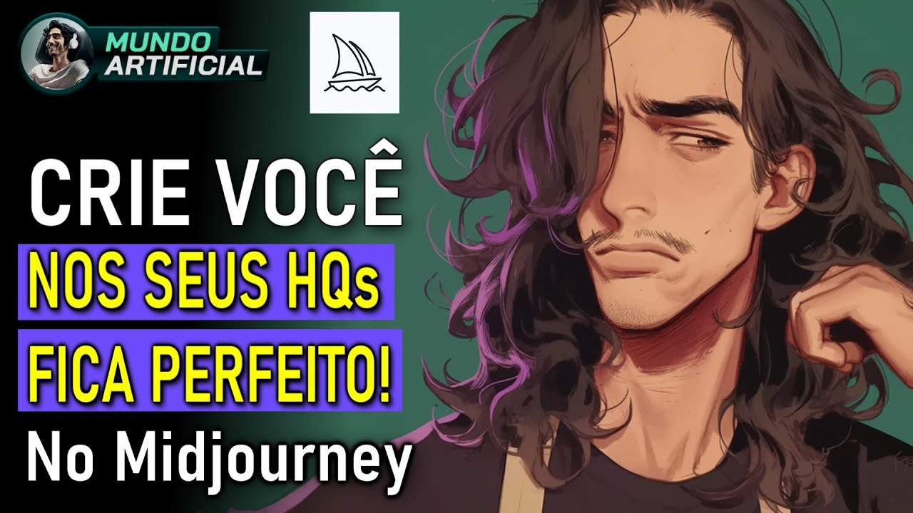 Use sua foto para criar personagens! Como usar o Midjourney pra criar quadrinhos?