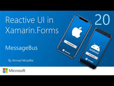 20 Messaging Bus in ReactiveUI Xamarin Forms | AK Academy
