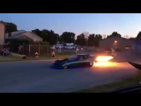 Jet-car on street. Amazing!!!